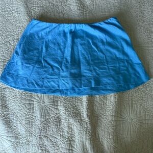 Free People Blue Mini Skirt